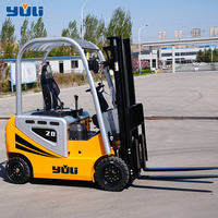 Mini chariot élévateur électrique à batterie au lithium 80V intelligent, 5 tonnes, prix bas, chariots élévateurs électriques avec accessoire, certification CE EPA