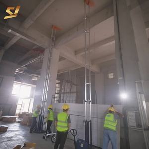 Hochhaus-ALC-Wand paneel auf richter 13m Hydraulik heber mit elektrischem Hebe system - Product Image 4