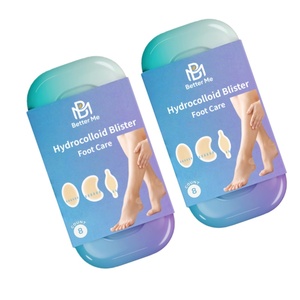 Pansements hydrocolloïdes originaux Better Blister - Résistants à l'eau - 40 % plus de coussinets - Collagène hydrocolloïde - Hydratants et hypoallergéniques pour les pieds - Product Image 5