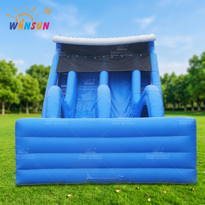 WINSUN Commercial Large Sea Wave Bid <b>Slide</b> Inflatable Dry <b>Slide</b> Park - Product Image 1