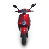 Moto électrique style cyclomoteur en aluminium, moteur sans balais, 6 vitesses, frein à tambour, économique, pour la ville, moteur roue arrière, batterie au plomb électronique