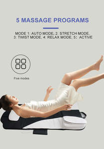 Colchoneta eléctrica portátil para aliviar el dolor de espalda, colchón de masaje Shiatsu ajustable, gran oferta, bolsas de aire eléctricas de cuero PU - Product Image 5