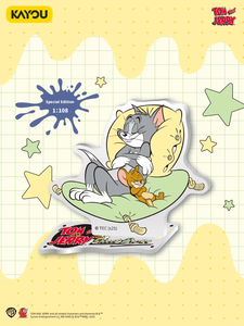 Statuetta in Acrilico 100% Originale KAYOU <span class=keywords><strong>Tom</strong></span> e <span class=keywords><strong>Jerry</strong></span>, Edizione Serie 1 'Cheese Silhouette Troublemaker' - Product Image 3