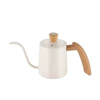 Cafetera de Acero Inoxidable 304, Tetera de Vertido con Boquilla Larga, Set para Preparar Café, 600 ml, para Uso Doméstico, Estilo Moderno y Elegante