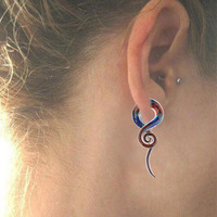 Nouveaux dilatateurs d'oreille en verre Pyrex torsadé en spirale de 5-14 mm, plugs tunnel, bijoux de piercing, dilatateurs d'oreille en verre