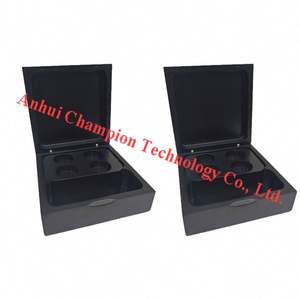 Soporte de café de varios niveles Diseño de paso de madera de 2 ranuras - Product Image 6