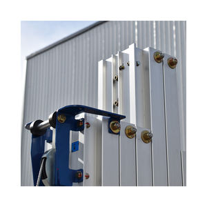 Single <b>Mast</b> Lifter with Manual Hydraulic Drive Aluminum Alloy Mobile <b>Lift</b> Tables 250kg Capacity 4-8M Working Height for Sales - Product Image 4