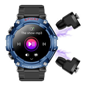 Smartwatch T96 Rotondo con Auricolari Integrati, Schermo Touch da 1,52 Pollici, Impermeabile IP67, Monitoraggio Salute e Sport <span class=keywords><strong>2</strong></span> in 1 - Product Image 1