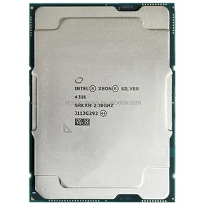 Hot Sale Intel Xeon Silver 4316 Processor 2.30 GHz 30M Cache DDR4 System Memory FC-LGA16A Socket BX806894316 SRKXH CPU New Bulk