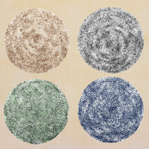 Juego de Manteles Individuales Redondos de Cuero PVC Ecológico, Diseño Antideslizante con Drenaje, Resistentes al Calor, para Hogar, Restaurante, Hotel, Novedad 2026 - Product Image 2