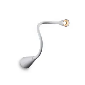 bedside or art Gallery flexible goose neck led wall reading lamps