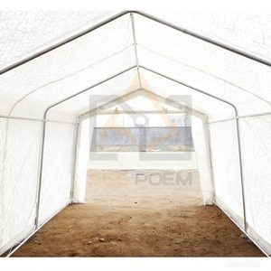 Cochera Portátil Temporal para <span class=keywords><strong>Autos</strong></span>, <span class=keywords><strong>de</strong></span> Acero, Resistente al Fuego y al Agua, con Cubierta <span class=keywords><strong>de</strong></span> PE, para Almacenamiento en Exteriores, Venta al Por Mayor <span class=keywords><strong>de</strong></span> Fábrica - Product Image 5