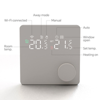 Termostato Inteligente WiFi Digital BEOK con Pantalla LED para Control Remoto por Aplicación, Ahorro de Energía