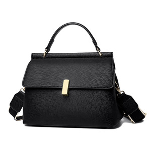 Women's <b>Top</b> Handle Handbags Single Shoulder Satchel Bag PU Leather Crossbody Bag Women Leather Shoulder Bag - Product Image 1