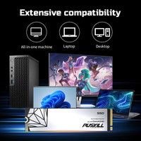 Pour SSD interne NVMe M.2 2280 de 128 Go à 4 To pour ordinateurs portables et de bureau avec une vitesse de lecture de 2000 à 2500 Mo/s