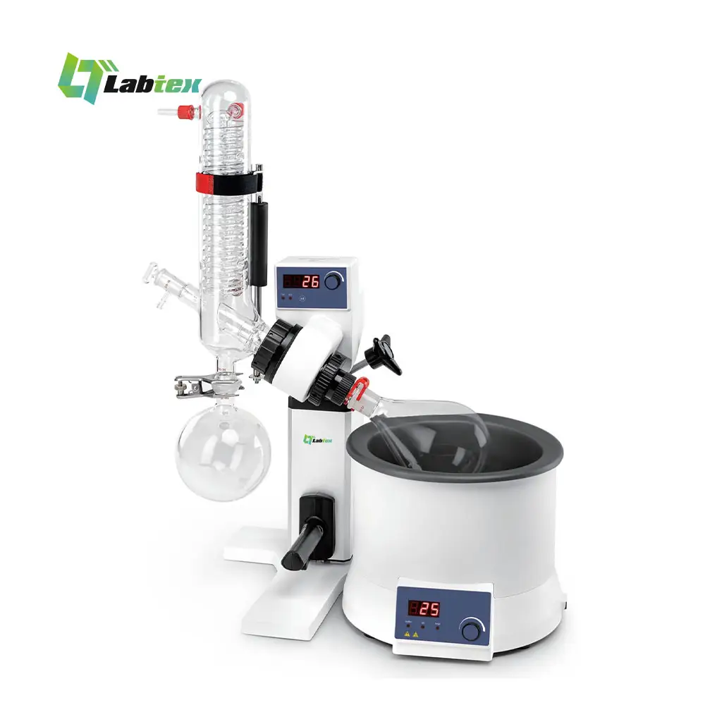 LABTEX светодиодный цифровой роторный испаритель лабораторный вакуумный роторный испаритель с вакуумным контроллером