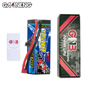 GNB GAONENG 5500MAH 4S 14.8V 100C 200C T-PLUG <b>Cabled</b> Hard Case RC LiPo <b>Battery</b> RC Car 1:10 1/10 Updated From 5000MAH 5200MAH - Product Image 3