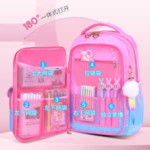 เด็กอายุ 3 ถึง <span class=keywords><strong>6</strong></span> ปีอนุบาลความจุขนาดใหญ่กระเป๋าหนังสือเด็กกันน้ําน้ําหนักเบากระเป๋าเป้สะพายหลังเด็กกระเป๋าเป้สะพายหลังโรงเรียน - Product Image 3