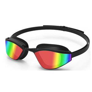 Gafas <span class=keywords><strong>de</strong></span> Natación Profesionales para Competición, Antivaho, Protección UV, Lentes <span class=keywords><strong>de</strong></span> PC, Correa <span class=keywords><strong>de</strong></span> Silicona, Impermeables, Negras/Blancas, Gafas Deportivas - Product Image 1