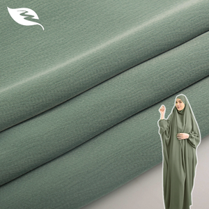 Tik Tok Abaya Tissu 100% Polyester Anticrêpe Crêpe Tissu pour Musulmane Abaya Femmes Robe - Product Image 2