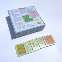 Cartes Flash imprimées personnalisées carrées Cartes Flash éducatives Tableau d'impression Jeu d'association de papier