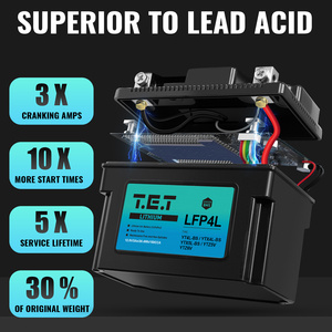 Baterai Starter Motor T.E.T LFP4L-BS 12.8V 3Ah LiFePO4 (dengan Bluetooth & BMS Opsional) - Product Image 2