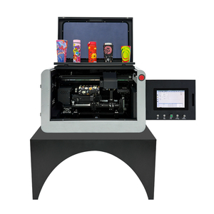 Industriel 360 °   Imprimante rotative UV pour flacons cosmétiques, tasses et canettes |   Machine d'impression jet d'encre numérique à enveloppement complet - Product Image 1