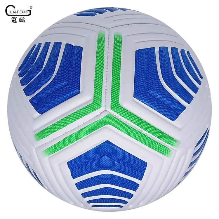 Großhandel Custom Machine Stitched PU TPU PVC Fußbälle Größe 5 Training Match League Balls Outdoor Fußball