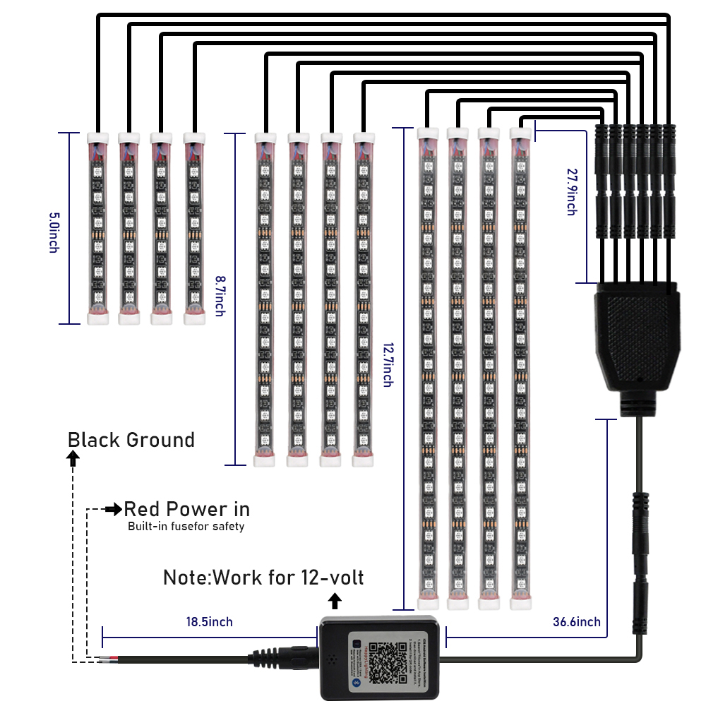 Атмосфера мотоцикла, RGB, автомобильный музыкальный ритм, светодиоды, другое автомобильное освещение, аксессуары, система освещения