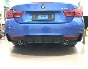 Mpスタイル光沢ブラックリアディフューザーBMW 4シリーズF32 F33 F36 <span class=keywords><strong>m</strong></span>スポーツバンパー - Product Image 1