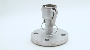 Conector Rápido de Acero Fundido para Tuberías, Rosca NPT BSPT 304 de 1 Pulgada, Rosca Interna de 25A, Tipo C, Conector Rápido de Acero Inoxidable Tipo <span class=keywords><strong>B</strong></span> - Product Image 2