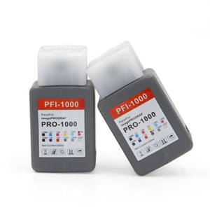 Cartouche d'encre compatible OCB 80ML PFI 1000 pour imprimante Canon PRO 1000 MBK & encre pigmentée noire avec puces à usage unique - Product Image 4