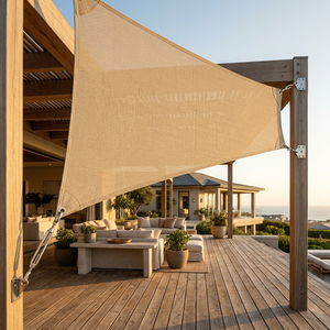 Tenda Parasole Rettangolare Traspirante in HDPE Vergine da 185GSM per Piscina e Esterni - Product Image 5