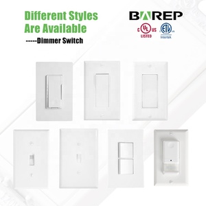 BAREP-Interruptor de pared para luces LED, interruptor de luz regulable, eléctrico, americano, UL, EE. UU., para luces LED - Product Image 4