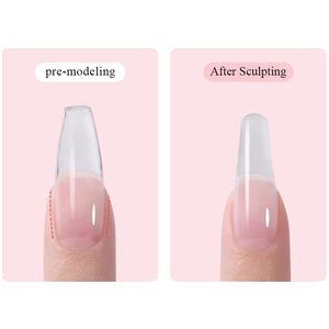 ピンク/パープル多機能スチールクロスネイルクリップカーブ彫刻クリップネイルアートシェーピングピンセットネイルエクステンションツール - Product Image 5