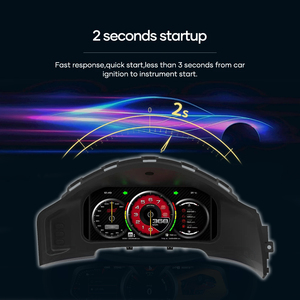 ชุดหน้าปัดดิจิตอลระบบ Linux สำหรับ Toyota 86 Subaru BRZ ปี 2013-2019 หน้าจอ LCD พร้อมพอร์ต USB วัดความเร็วรถยนต์ - Product Image 6