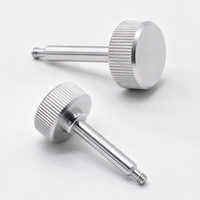 Tornillo de Ajuste Moleteado de Aleación de Aluminio Anodizado, Mecanizado por CNC, para Fijación de Equipos