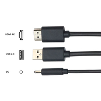 3Glasses VR-Verbindungskabel VR-Spielkabel HDMI USB 3,5mm DC 4K 60Hz 5m VR-Kabel für HTC VIVE