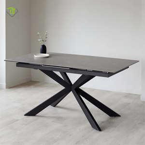 Comedor fino Muebles de alto brillo Juego de comedor de lujo Glam Hermosa mesa de comedor Sala de estar Mesa de cena - Product Image 1