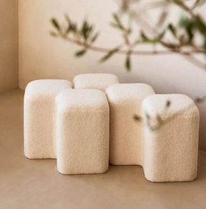 Taburete <span class=keywords><strong>para</strong></span> cambiar zapatos <span class=keywords><strong>de</strong></span> dormitorio, taburete pequeño <span class=keywords><strong>de</strong></span> piel <span class=keywords><strong>de</strong></span> cordero <span class=keywords><strong>para</strong></span> sala <span class=keywords><strong>de</strong></span> estar, taburete sencillo <span class=keywords><strong>para</strong></span> el hogar - Product Image 3