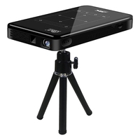 Projecteur intelligent portable DLP P09-II Mini Mobile HD 1080P 4K Android 9 pour cinéma maison avec batterie intégrée (2 heures) et Wi-Fi double bande
