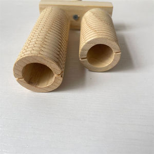 Instrument de musique à percussion, couleur <span class=keywords><strong>bois</strong></span>, instruments à deux anneaux, clapper de percussion haut et bas - Product Image 3