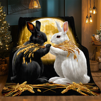 Factory flange Blanket design personnalisé polyester jeter couverture canapé - lit couverture voyage de bureau à domicile