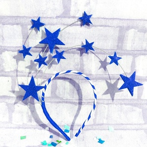 Serre-tête étoile scintillant arc-en-ciel pour enfants - Taille unique en tissu et plastique - Product Image 6