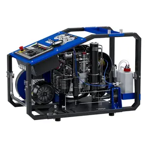 High Pressure Air compressor for breathing air and technical gases