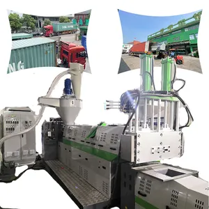 Lvhua Afval Plastic Afval Pp Pe Film En Pet Fles Schroot Plastic Recycling Granuleren Pelletiseren Machine Granulator