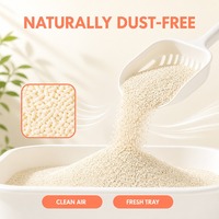 Litière pour chat en tapioca de qualité supérieure, texture fine et douce, non toxique, sans produits chimiques, écologique, anti-odeurs