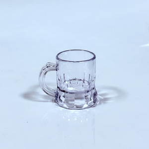 Transparent Blue Plastic Beer Mug 1 Oz 4.5 Cm High For Whiskey Cocktails Party Use - Product Image 4