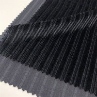 Tissu en velours velours élastique, 92% Polyester 8%, Spandex, vente en gros, usine chinoise, pour vêtements, Textile de canapé et de maison