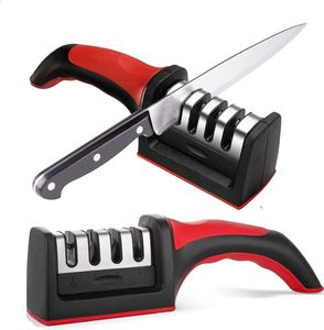 Ciseaux et aiguiseur de couteaux 4 en 1 pour affûter tous vos ustensiles de cuisine essentiels - Product Image 3